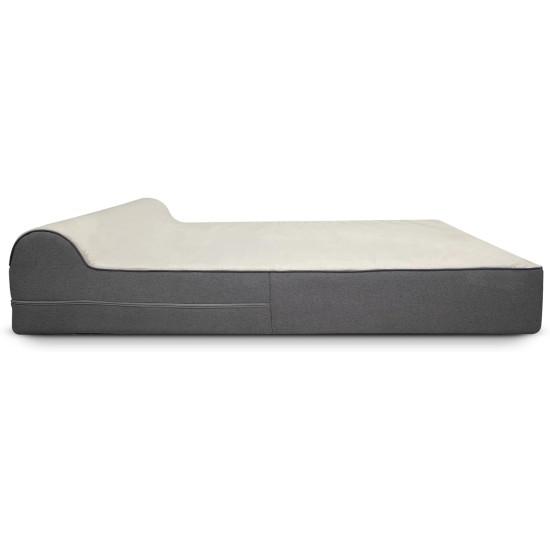 KOPEKS Replacement Memory Foam Plush Dog Bed Cover Brown XL KOPEKS Replacement Memory Foam Plush Dog Bed Cover Brown XL