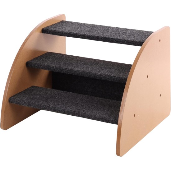 Karpi Dog Stairs 41.5 x 38.5 x 30 cm Grey