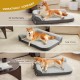 Lesure Orthopaedic Dog Bed Medium Dogs - 91.4 x 68.5 x 16.5 cm Dog Sofa with Egg-shaped Crate Foam and Waterproof Lining, Cosy Washable Dog Couch Dog Bed, Grey Lesure Orthopaedic Dog Bed Medium Dogs - 91.4 x 68.5 x 16.5 cm Dog Sofa with Egg-shaped Crate Foam and Waterproof Lining, Cosy Washable Dog Couch Dog Bed, Grey