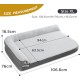 Lesure Orthopedic Dog Bed for Large Dogs, 106 x 76 x 16.5 cm, Dog Sofa with Egg Carton Foam and Waterproof Lining, Cosy, Washable, Grey Lesure Orthopedic Dog Bed for Large Dogs, 106 x 76 x 16.5 cm, Dog Sofa with Egg Carton Foam and Waterproof Lining, Cosy, Washable, Grey