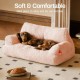 MEWOOFUN Large Cat Bed, Small Dog Sofa, Fluffy and Washable, Cat Sofa, Dog Bed for Cats, Soft Cat Bed, Cat Couch with Non-Slip Underside, White, 66 x 48 cm MEWOOFUN Large Cat Bed, Small Dog Sofa, Fluffy and Washable, Cat Sofa, Dog Bed for Cats, Soft Cat Bed, Cat Couch with Non-Slip Underside, White, 66 x 48 cm