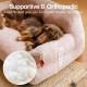 MEWOOFUN Large Cat Bed, Small Dog Sofa, Fluffy and Washable, Cat Sofa, Dog Bed for Cats, Soft Cat Bed, Cat Couch with Non-Slip Underside, White, 66 x 48 cm MEWOOFUN Large Cat Bed, Small Dog Sofa, Fluffy and Washable, Cat Sofa, Dog Bed for Cats, Soft Cat Bed, Cat Couch with Non-Slip Underside, White, 66 x 48 cm