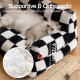 MEWOOFUN Large Cat Bed, Small Dog Sofa, Fluffy and Washable, Cat Sofa, Dog Bed for Cats, Soft Cat Bed, Cat Couch with Non-Slip Underside, White, 66 x 48 cm MEWOOFUN Large Cat Bed, Small Dog Sofa, Fluffy and Washable, Cat Sofa, Dog Bed for Cats, Soft Cat Bed, Cat Couch with Non-Slip Underside, White, 66 x 48 cm