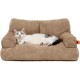 MEWOOFUN Large Cat Bed, Small Dog Sofa, Fluffy and Washable, Cat Sofa, Dog Bed for Cats, Soft Cat Bed, Cat Couch with Non-Slip Underside, White, 66 x 48 cm MEWOOFUN Large Cat Bed, Small Dog Sofa, Fluffy and Washable, Cat Sofa, Dog Bed for Cats, Soft Cat Bed, Cat Couch with Non-Slip Underside, White, 66 x 48 cm