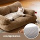 MEWOOFUN Large Cat Bed, Small Dog Sofa, Fluffy and Washable, Cat Sofa, Dog Bed for Cats, Soft Cat Bed, Cat Couch with Non-Slip Underside, White, 66 x 48 cm MEWOOFUN Large Cat Bed, Small Dog Sofa, Fluffy and Washable, Cat Sofa, Dog Bed for Cats, Soft Cat Bed, Cat Couch with Non-Slip Underside, White, 66 x 48 cm