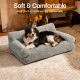 MEWOOFUN Large Cat Bed, Small Dog Sofa, Fluffy and Washable, Cat Sofa, Dog Bed for Cats, Soft Cat Bed, Cat Couch with Non-Slip Underside, White, 66 x 48 cm MEWOOFUN Large Cat Bed, Small Dog Sofa, Fluffy and Washable, Cat Sofa, Dog Bed for Cats, Soft Cat Bed, Cat Couch with Non-Slip Underside, White, 66 x 48 cm