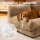 MEWOOFUN Large Cat Bed, Small Dog Sofa, Fluffy and Washable, Cat Sofa, Dog Bed for Cats, Soft Cat Bed, Cat Couch with Non-Slip Underside, White, 66 x 48 cm MEWOOFUN Large Cat Bed, Small Dog Sofa, Fluffy and Washable, Cat Sofa, Dog Bed for Cats, Soft Cat Bed, Cat Couch with Non-Slip Underside, White, 66 x 48 cm