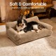 MEWOOFUN Large Cat Bed, Small Dog Sofa, Fluffy and Washable, Cat Sofa, Dog Bed for Cats, Soft Cat Bed, Cat Couch with Non-Slip Underside, White, 66 x 48 cm MEWOOFUN Large Cat Bed, Small Dog Sofa, Fluffy and Washable, Cat Sofa, Dog Bed for Cats, Soft Cat Bed, Cat Couch with Non-Slip Underside, White, 66 x 48 cm