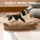 MEWOOFUN Large Cat Bed, Small Dog Sofa, Fluffy and Washable, Cat Sofa, Dog Bed for Cats, Soft Cat Bed, Cat Couch with Non-Slip Underside, White, 66 x 48 cm MEWOOFUN Large Cat Bed, Small Dog Sofa, Fluffy and Washable, Cat Sofa, Dog Bed for Cats, Soft Cat Bed, Cat Couch with Non-Slip Underside, White, 66 x 48 cm