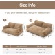 MEWOOFUN Large Cat Bed, Small Dog Sofa, Fluffy and Washable, Cat Sofa, Dog Bed for Cats, Soft Cat Bed, Cat Couch with Non-Slip Underside, White, 66 x 48 cm MEWOOFUN Large Cat Bed, Small Dog Sofa, Fluffy and Washable, Cat Sofa, Dog Bed for Cats, Soft Cat Bed, Cat Couch with Non-Slip Underside, White, 66 x 48 cm