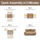 MEWOOFUN Large Cat Bed, Small Dog Sofa, Fluffy and Washable, Cat Sofa, Dog Bed for Cats, Soft Cat Bed, Cat Couch with Non-Slip Underside, White, 66 x 48 cm MEWOOFUN Large Cat Bed, Small Dog Sofa, Fluffy and Washable, Cat Sofa, Dog Bed for Cats, Soft Cat Bed, Cat Couch with Non-Slip Underside, White, 66 x 48 cm