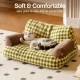 MEWOOFUN Large Cat Bed, Small Dog Sofa, Fluffy and Washable, Cat Sofa, Dog Bed for Cats, Soft Cat Bed, Cat Couch with Non-Slip Underside, White, 66 x 48 cm MEWOOFUN Large Cat Bed, Small Dog Sofa, Fluffy and Washable, Cat Sofa, Dog Bed for Cats, Soft Cat Bed, Cat Couch with Non-Slip Underside, White, 66 x 48 cm