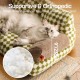 MEWOOFUN Large Cat Bed, Small Dog Sofa, Fluffy and Washable, Cat Sofa, Dog Bed for Cats, Soft Cat Bed, Cat Couch with Non-Slip Underside, White, 66 x 48 cm MEWOOFUN Large Cat Bed, Small Dog Sofa, Fluffy and Washable, Cat Sofa, Dog Bed for Cats, Soft Cat Bed, Cat Couch with Non-Slip Underside, White, 66 x 48 cm