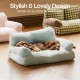 MEWOOFUN Large Cat Bed, Small Dog Sofa, Fluffy and Washable, Cat Sofa, Dog Bed for Cats, Soft Cat Bed, Cat Couch with Non-Slip Underside, White, 66 x 48 cm MEWOOFUN Large Cat Bed, Small Dog Sofa, Fluffy and Washable, Cat Sofa, Dog Bed for Cats, Soft Cat Bed, Cat Couch with Non-Slip Underside, White, 66 x 48 cm