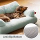 MEWOOFUN Large Cat Bed, Small Dog Sofa, Fluffy and Washable, Cat Sofa, Dog Bed for Cats, Soft Cat Bed, Cat Couch with Non-Slip Underside, White, 66 x 48 cm MEWOOFUN Large Cat Bed, Small Dog Sofa, Fluffy and Washable, Cat Sofa, Dog Bed for Cats, Soft Cat Bed, Cat Couch with Non-Slip Underside, White, 66 x 48 cm