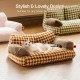 MEWOOFUN Large Cat Bed, Small Dog Sofa, Fluffy and Washable, Cat Sofa, Dog Bed for Cats, Soft Cat Bed, Cat Couch with Non-Slip Underside, White, 66 x 48 cm MEWOOFUN Large Cat Bed, Small Dog Sofa, Fluffy and Washable, Cat Sofa, Dog Bed for Cats, Soft Cat Bed, Cat Couch with Non-Slip Underside, White, 66 x 48 cm