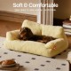 MEWOOFUN Large Cat Bed, Small Dog Sofa, Fluffy and Washable, Cat Sofa, Dog Bed for Cats, Soft Cat Bed, Cat Couch with Non-Slip Underside, White, 66 x 48 cm MEWOOFUN Large Cat Bed, Small Dog Sofa, Fluffy and Washable, Cat Sofa, Dog Bed for Cats, Soft Cat Bed, Cat Couch with Non-Slip Underside, White, 66 x 48 cm