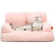 MEWOOFUN Large Cat Bed, Small Dog Sofa, Fluffy and Washable, Cat Sofa, Dog Bed for Cats, Soft Cat Bed, Cat Couch with Non-Slip Underside, White, 66 x 48 cm MEWOOFUN Large Cat Bed, Small Dog Sofa, Fluffy and Washable, Cat Sofa, Dog Bed for Cats, Soft Cat Bed, Cat Couch with Non-Slip Underside, White, 66 x 48 cm