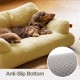MEWOOFUN Large Cat Bed, Small Dog Sofa, Fluffy and Washable, Cat Sofa, Dog Bed for Cats, Soft Cat Bed, Cat Couch with Non-Slip Underside, White, 66 x 48 cm MEWOOFUN Large Cat Bed, Small Dog Sofa, Fluffy and Washable, Cat Sofa, Dog Bed for Cats, Soft Cat Bed, Cat Couch with Non-Slip Underside, White, 66 x 48 cm