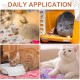 Pack of 4 Pet Dog Blankets, Paw Pattern, Puppy Fleece Blanket for Small, Medium, Pets, Dogs, Cats, Warm Sleeping Mat, Doggy, Kittens, Soft Bed Mat (White, Coffee, Pink, Purple, S)
