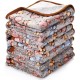 Pack of 4 Pet Dog Blankets, Paw Pattern, Puppy Fleece Blanket for Small, Medium, Pets, Dogs, Cats, Warm Sleeping Mat, Doggy, Kittens, Soft Bed Mat (White, Coffee, Pink, Purple, S) Pack of 4 Pet Dog Blankets, Paw Pattern, Puppy Fleece Blanket for Small, Medium, Pets, Dogs, Cats, Warm Sleeping Mat, Doggy, Kittens, Soft Bed Mat (White, Coffee, Pink, Purple, S)