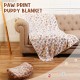 Pack of 4 Pet Dog Blankets, Paw Pattern, Puppy Fleece Blanket for Small, Medium, Pets, Dogs, Cats, Warm Sleeping Mat, Doggy, Kittens, Soft Bed Mat (White, Coffee, Pink, Purple, S) Pack of 4 Pet Dog Blankets, Paw Pattern, Puppy Fleece Blanket for Small, Medium, Pets, Dogs, Cats, Warm Sleeping Mat, Doggy, Kittens, Soft Bed Mat (White, Coffee, Pink, Purple, S)