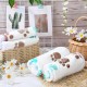 Pack of 4 Pet Dog Blankets, Paw Pattern, Puppy Fleece Blanket for Small, Medium, Pets, Dogs, Cats, Warm Sleeping Mat, Doggy, Kittens, Soft Bed Mat (White, Coffee, Pink, Purple, S)