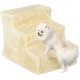 PawHut Dog Stairs, 4 Steps, 35 cm, Cat Stairs for Bed and Sofa, Pet Stairs for Dogs and Cats up to 5 kg, Plush Look, Beige PawHut Dog Stairs, 4 Steps, 35 cm, Cat Stairs for Bed and Sofa, Pet Stairs for Dogs and Cats up to 5 kg, Plush Look, Beige