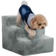 PawHut Dog Stairs, 4 Steps, 35 cm, Cat Stairs for Bed and Sofa, Pet Stairs for Dogs and Cats up to 5 kg, Plush Look, Beige PawHut Dog Stairs, 4 Steps, 35 cm, Cat Stairs for Bed and Sofa, Pet Stairs for Dogs and Cats up to 5 kg, Plush Look, Beige