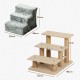 PawHut Dog Stairs, 4 Steps, 35 cm, Cat Stairs for Bed and Sofa, Pet Stairs for Dogs and Cats up to 5 kg, Plush Look, Beige PawHut Dog Stairs, 4 Steps, 35 cm, Cat Stairs for Bed and Sofa, Pet Stairs for Dogs and Cats up to 5 kg, Plush Look, Beige