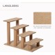 PawHut Dog Stairs, 4 Steps, 35 cm, Cat Stairs for Bed and Sofa, Pet Stairs for Dogs and Cats up to 5 kg, Plush Look, Beige PawHut Dog Stairs, 4 Steps, 35 cm, Cat Stairs for Bed and Sofa, Pet Stairs for Dogs and Cats up to 5 kg, Plush Look, Beige