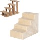 PawHut Dog Stairs, 4 Steps, 35 cm, Cat Stairs for Bed and Sofa, Pet Stairs for Dogs and Cats up to 5 kg, Plush Look, Beige PawHut Dog Stairs, 4 Steps, 35 cm, Cat Stairs for Bed and Sofa, Pet Stairs for Dogs and Cats up to 5 kg, Plush Look, Beige