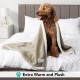 PetAmi Waterproof Dog Blanket for Bed, XL Dog Pet Blanket Couch Cover Protection, Sherpa Fleece Leak-Proof Duvet for Crate Kennel Sofa Furniture Protector, Reversible Soft Plush 80 x 60 cm, Grey PetAmi Waterproof Dog Blanket for Bed, XL Dog Pet Blanket Couch Cover Protection, Sherpa Fleece Leak-Proof Duvet for Crate Kennel Sofa Furniture Protector, Reversible Soft Plush 80 x 60 cm, Grey