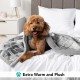 PetAmi Waterproof Dog Blanket for Bed, XL Dog Pet Blanket Couch Cover Protection, Sherpa Fleece Leak-Proof Duvet for Crate Kennel Sofa Furniture Protector, Reversible Soft Plush 80 x 60 cm, Grey PetAmi Waterproof Dog Blanket for Bed, XL Dog Pet Blanket Couch Cover Protection, Sherpa Fleece Leak-Proof Duvet for Crate Kennel Sofa Furniture Protector, Reversible Soft Plush 80 x 60 cm, Grey