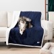 PetAmi Waterproof Dog Blanket for Bed, XL Dog Pet Blanket Couch Cover Protection, Sherpa Fleece Leak-Proof Duvet for Crate Kennel Sofa Furniture Protector, Reversible Soft Plush 80 x 60 cm, Grey PetAmi Waterproof Dog Blanket for Bed, XL Dog Pet Blanket Couch Cover Protection, Sherpa Fleece Leak-Proof Duvet for Crate Kennel Sofa Furniture Protector, Reversible Soft Plush 80 x 60 cm, Grey