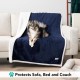PetAmi Waterproof Dog Blanket for Bed, XL Dog Pet Blanket Couch Cover Protection, Sherpa Fleece Leak-Proof Duvet for Crate Kennel Sofa Furniture Protector, Reversible Soft Plush 80 x 60 cm, Grey PetAmi Waterproof Dog Blanket for Bed, XL Dog Pet Blanket Couch Cover Protection, Sherpa Fleece Leak-Proof Duvet for Crate Kennel Sofa Furniture Protector, Reversible Soft Plush 80 x 60 cm, Grey