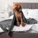 PetAmi Waterproof Dog Blanket for Bed, XL Dog Pet Blanket Couch Cover Protection, Sherpa Fleece Leak-Proof Duvet for Crate Kennel Sofa Furniture Protector, Reversible Soft Plush 80 x 60 cm, Grey PetAmi Waterproof Dog Blanket for Bed, XL Dog Pet Blanket Couch Cover Protection, Sherpa Fleece Leak-Proof Duvet for Crate Kennel Sofa Furniture Protector, Reversible Soft Plush 80 x 60 cm, Grey