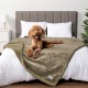 PetAmi Waterproof Dog Blanket for Bed, XL Dog Pet Blanket Couch Cover Protection, Sherpa Fleece Leak-Proof Duvet for Crate Kennel Sofa Furniture Protector, Reversible Soft Plush 80 x 60 cm, Grey PetAmi Waterproof Dog Blanket for Bed, XL Dog Pet Blanket Couch Cover Protection, Sherpa Fleece Leak-Proof Duvet for Crate Kennel Sofa Furniture Protector, Reversible Soft Plush 80 x 60 cm, Grey