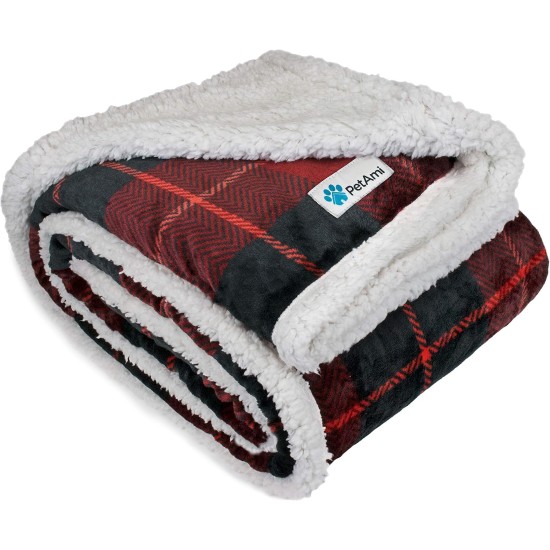 PetAmi Waterproof Dog Blanket for Bed, XL Dog Pet Blanket Couch Cover Protection, Sherpa Fleece Leak-Proof Duvet for Crate Kennel Sofa Furniture Protector, Reversible Soft Plush 80 x 60 cm, Grey PetAmi Waterproof Dog Blanket for Bed, XL Dog Pet Blanket Couch Cover Protection, Sherpa Fleece Leak-Proof Duvet for Crate Kennel Sofa Furniture Protector, Reversible Soft Plush 80 x 60 cm, Grey