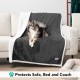PetAmi Waterproof Dog Blanket for Bed, XL Dog Pet Blanket Couch Cover Protection, Sherpa Fleece Leak-Proof Duvet for Crate Kennel Sofa Furniture Protector, Reversible Soft Plush 80 x 60 cm, Grey PetAmi Waterproof Dog Blanket for Bed, XL Dog Pet Blanket Couch Cover Protection, Sherpa Fleece Leak-Proof Duvet for Crate Kennel Sofa Furniture Protector, Reversible Soft Plush 80 x 60 cm, Grey