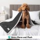 PetAmi Waterproof Dog Blanket for Bed, XL Dog Pet Blanket Couch Cover Protection, Sherpa Fleece Leak-Proof Duvet for Crate Kennel Sofa Furniture Protector, Reversible Soft Plush 80 x 60 cm, Grey PetAmi Waterproof Dog Blanket for Bed, XL Dog Pet Blanket Couch Cover Protection, Sherpa Fleece Leak-Proof Duvet for Crate Kennel Sofa Furniture Protector, Reversible Soft Plush 80 x 60 cm, Grey