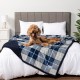 PetAmi Waterproof Dog Blanket for Bed, XL Dog Pet Blanket Couch Cover Protection, Sherpa Fleece Leak-Proof Duvet for Crate Kennel Sofa Furniture Protector, Reversible Soft Plush 80 x 60 cm, Grey PetAmi Waterproof Dog Blanket for Bed, XL Dog Pet Blanket Couch Cover Protection, Sherpa Fleece Leak-Proof Duvet for Crate Kennel Sofa Furniture Protector, Reversible Soft Plush 80 x 60 cm, Grey