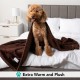 PetAmi Waterproof Dog Blanket for Bed, XL Dog Pet Blanket Couch Cover Protection, Sherpa Fleece Leak-Proof Duvet for Crate Kennel Sofa Furniture Protector, Reversible Soft Plush 80 x 60 cm, Grey PetAmi Waterproof Dog Blanket for Bed, XL Dog Pet Blanket Couch Cover Protection, Sherpa Fleece Leak-Proof Duvet for Crate Kennel Sofa Furniture Protector, Reversible Soft Plush 80 x 60 cm, Grey