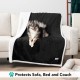 PetAmi Waterproof Dog Blanket for Bed, XL Dog Pet Blanket Couch Cover Protection, Sherpa Fleece Leak-Proof Duvet for Crate Kennel Sofa Furniture Protector, Reversible Soft Plush 80 x 60 cm, Grey PetAmi Waterproof Dog Blanket for Bed, XL Dog Pet Blanket Couch Cover Protection, Sherpa Fleece Leak-Proof Duvet for Crate Kennel Sofa Furniture Protector, Reversible Soft Plush 80 x 60 cm, Grey