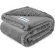 PetAmi Waterproof Dog Blanket for Bed, XL Dog Pet Blanket Couch Cover Protection, Sherpa Fleece Leak-Proof Duvet for Crate Kennel Sofa Furniture Protector, Reversible Soft Plush 80 x 60 cm, Grey PetAmi Waterproof Dog Blanket for Bed, XL Dog Pet Blanket Couch Cover Protection, Sherpa Fleece Leak-Proof Duvet for Crate Kennel Sofa Furniture Protector, Reversible Soft Plush 80 x 60 cm, Grey