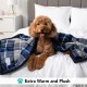 PetAmi Waterproof Dog Blanket for Bed, XL Dog Pet Blanket Couch Cover Protection, Sherpa Fleece Leak-Proof Duvet for Crate Kennel Sofa Furniture Protector, Reversible Soft Plush 80 x 60 cm, Grey PetAmi Waterproof Dog Blanket for Bed, XL Dog Pet Blanket Couch Cover Protection, Sherpa Fleece Leak-Proof Duvet for Crate Kennel Sofa Furniture Protector, Reversible Soft Plush 80 x 60 cm, Grey