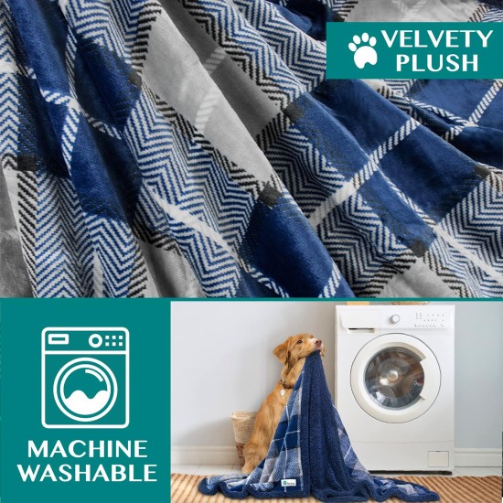 PetAmi Waterproof Dog Blanket for Bed, XL Dog Pet Blanket Couch Cover Protection, Sherpa Fleece Leak-Proof Duvet for Crate Kennel Sofa Furniture Protector, Reversible Soft Plush 80 x 60 cm, Grey PetAmi Waterproof Dog Blanket for Bed, XL Dog Pet Blanket Couch Cover Protection, Sherpa Fleece Leak-Proof Duvet for Crate Kennel Sofa Furniture Protector, Reversible Soft Plush 80 x 60 cm, Grey