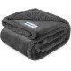 PetAmi Waterproof Dog Blanket for Bed, XL Dog Pet Blanket Couch Cover Protection, Sherpa Fleece Leak-Proof Duvet for Crate Kennel Sofa Furniture Protector, Reversible Soft Plush 80 x 60 cm, Grey PetAmi Waterproof Dog Blanket for Bed, XL Dog Pet Blanket Couch Cover Protection, Sherpa Fleece Leak-Proof Duvet for Crate Kennel Sofa Furniture Protector, Reversible Soft Plush 80 x 60 cm, Grey