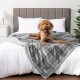 PetAmi Waterproof Dog Blanket for Bed, XL Dog Pet Blanket Couch Cover Protection, Sherpa Fleece Leak-Proof Duvet for Crate Kennel Sofa Furniture Protector, Reversible Soft Plush 80 x 60 cm, Grey PetAmi Waterproof Dog Blanket for Bed, XL Dog Pet Blanket Couch Cover Protection, Sherpa Fleece Leak-Proof Duvet for Crate Kennel Sofa Furniture Protector, Reversible Soft Plush 80 x 60 cm, Grey