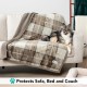 PetAmi Waterproof Dog Blanket for Bed, XL Dog Pet Blanket Couch Cover Protection, Sherpa Fleece Leak-Proof Duvet for Crate Kennel Sofa Furniture Protector, Reversible Soft Plush 80 x 60 cm, Grey PetAmi Waterproof Dog Blanket for Bed, XL Dog Pet Blanket Couch Cover Protection, Sherpa Fleece Leak-Proof Duvet for Crate Kennel Sofa Furniture Protector, Reversible Soft Plush 80 x 60 cm, Grey